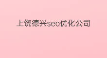 上饶德兴seo优化公司 上饶市场seo优化