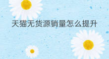 天猫无货源销量怎么提升 天猫无货源如何提高销量