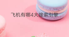 飞机有哪4大搜索引擎 有哪三大搜索引擎