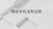 哪些手机没有谷歌 手机怎么打开谷歌