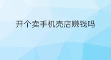 开个卖手机壳店赚钱吗 淘宝卖手机壳赚钱吗