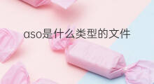 aso是什么类型的文件 aso是什么文件格式