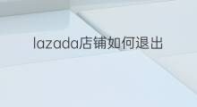 lazada店铺如何退出 lazada如何退出