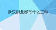 武汉副业都有什么工种 跨境电商什么工种