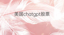 美国chatgpt股票 美国chatgpt