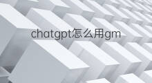 chatgpt怎么用gmail登录 chatgpt登录后怎么用