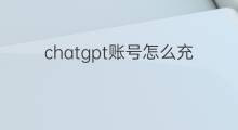 chatgpt账号怎么充值(chatgpt账号)