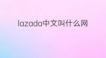 lazada中文叫什么网站 chatgpt中文网站