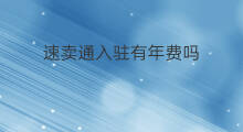 速卖通入驻有年费吗 lazada入驻有年费吗