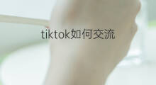 tiktok如何交流 chatgpt如何用中文交流
