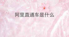 阿里直通车是什么 阿里直通车怎么取钱