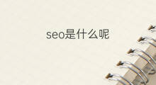 seo是什么呢 外贸seo是什么
