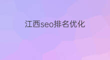 江西seo排名优化 江西站外seo优化排名