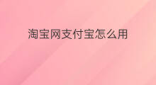 淘宝网支付宝怎么用 谷歌怎么用支付宝