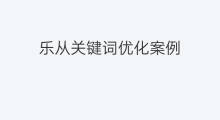 乐从关键词优化案例 关键词优化软件案例