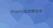 shopify追踪物流有吗 shopify客户怎么追踪订单