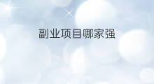 副业项目哪家强 网络副业项目哪家安全