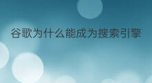 谷歌为什么能成为搜索引擎 为什么谷歌搜索引擎很精准