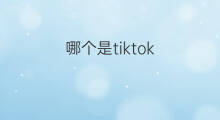 哪个是tiktok tiktok是哪个