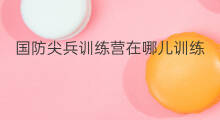 国防尖兵训练营在哪儿训练 训练营如何训练自己