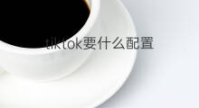 tiktok要什么配置 tiktok怎么配置