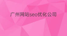 广州网站seo优化公司 广州seo网站优化公司