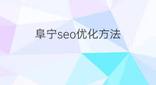 阜宁seo优化方法 阜宁seo优化推广