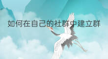 如何在自己的社群中建立群 粉丝社群怎么建立群