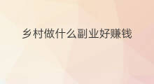 乡村做什么副业好赚钱 副业晚上做什么好赚钱