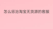 怎么惩治淘宝无货源的客服 无货源客服怎么赚钱
