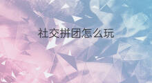 社交拼团怎么玩 社交拼团怎么卖货