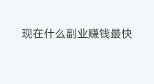 现在什么副业赚钱最快 现在养什么赚钱最快