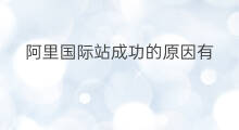 阿里国际站成功的原因有 阿里国际站结汇失败的原因