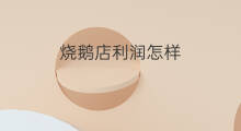 烧鹅店利润怎样 烧鹅利润怎样