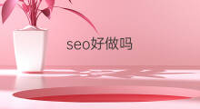 seo好做吗 武汉seo推广好做吗