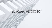 武汉seo网站优化 武汉网站优化公司排名