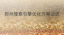郑州搜索引擎优化方案总结 郑州搜索引擎优化解决方案