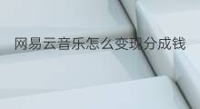 网易云音乐怎么变现分成钱 网易云音乐怎么变现分成
