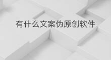 有什么文案伪原创软件 伪原创文案软件有哪些 有什么文案伪原创软件 伪原创文案软件有哪些