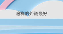 啥样的外链最好 什么样的外链算垃圾外链