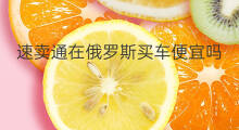 速卖通在俄罗斯买车便宜吗 俄罗斯速卖通怎么买车