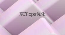 京东cps优化 CPS优化