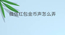 微信红包金币声怎么弄 快手如何出现红包金币