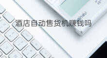 酒店自动售货机赚钱吗 lazada多久自动售货
