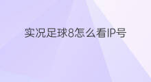 实况足球8怎么看IP号 怎么看IP号