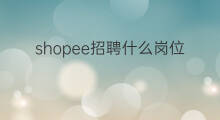 shopee招聘什么岗位 跨境电商招聘什么岗位