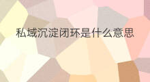 私域沉淀闭环是什么意思 流量沉淀到私域是什么意思