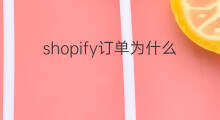 shopify订单为什么显示未能送达 shopify为什么没有显示支付
