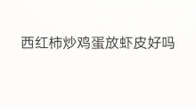 西红柿炒鸡蛋放虾皮好吗 虾皮炒鸡蛋放芹菜好吗