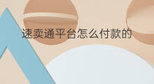 速卖通平台怎么付款的 速卖通怎么付款